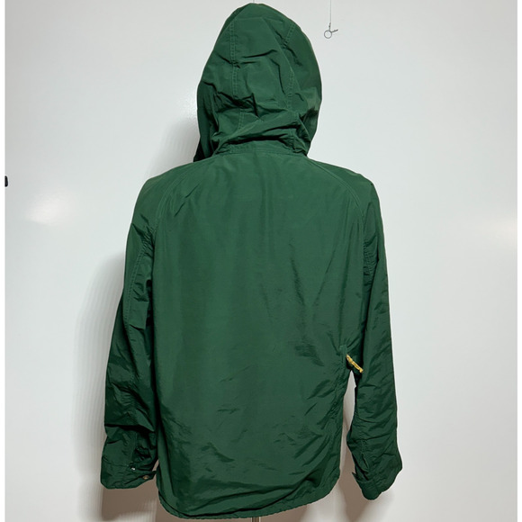 Polo Ralph Lauren Field Coat Parka Mens Large Green Full Zip Snap Plaid Jacket - Picture 3 of 12
